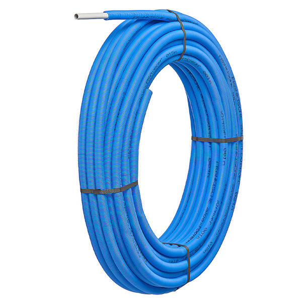 FR alpex F50 PROFI Mehrschichtverbundrohr PEX-AL-PE mit Schutzrohr, im Ring, 16 x 2 mm, blau (VPE=50m)