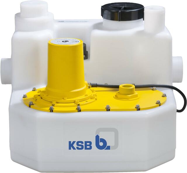 KSB Fäkalienhebeanlage KSB MINI-COMPACTA US2.100D, 29131510 o. Rückflusssperre