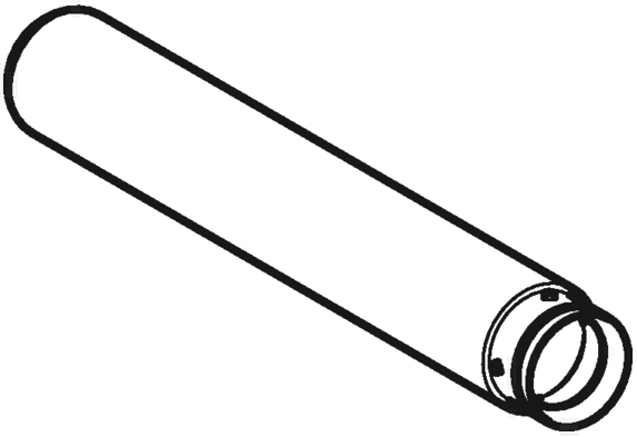 Geberit Abgangsrohr 32mm m.O-Ring zu WT-Siphon GEBERIT # 241.408.11.1 alpinweiß