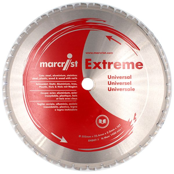 Marcrist Sägeblatt Extrem 355 Universal 355x25.4mm