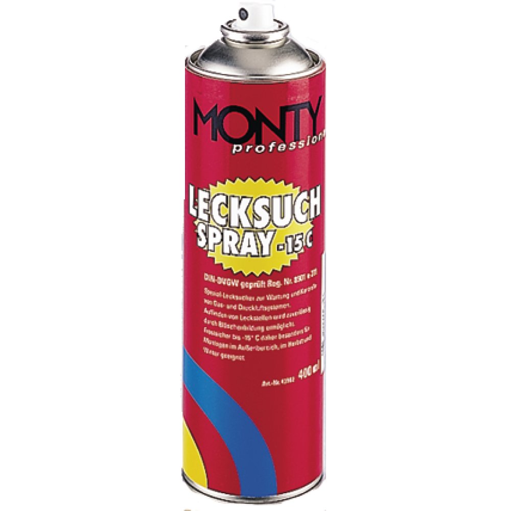 MONTY Gaslecksuch-Spray, frostsicher bis -15 Grad, Dose a 400ml, Nr. 43902