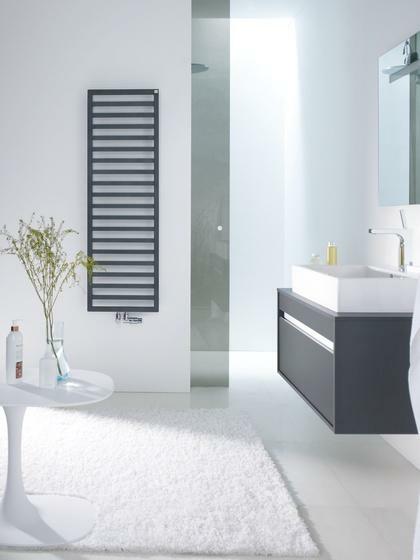 Zehnder Design-Badheizkörper Quaro eletrisch, BH 1001, BL 450, weiß