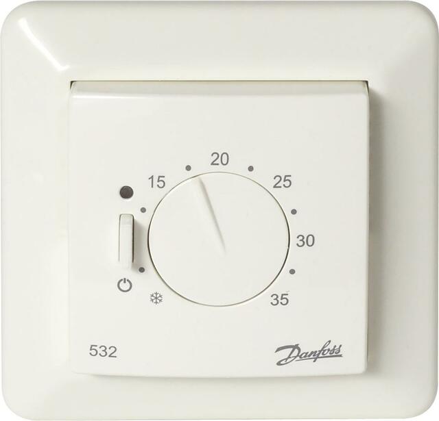 Danfoss Elektr. Thermostat EFET 532, 230 V 5 - 35 Gr., m. Raum-/Leitungsf.