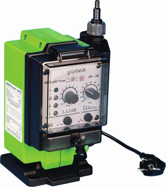 GB GENODOS-Pumpe GP-2/40 2,0 l/h -10 bar 230 V/50 Hz/16 VA