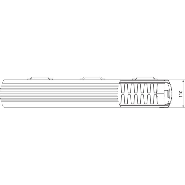 Purmo Kos H Flachheizkörper Typ 22, glatte Front, integr. Ventilgarnitur, BH 770mm, BL 770mm, links
