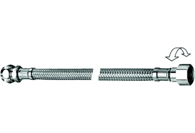 Flexibler Schlauch Clean-Flex S 103160699 200mm mit 3/8" ÜM mit 3/8" Winkel chrom