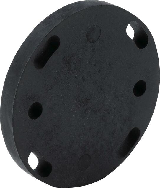 Viega Platte 1412.991-470 in 70mm Gummi schwarz