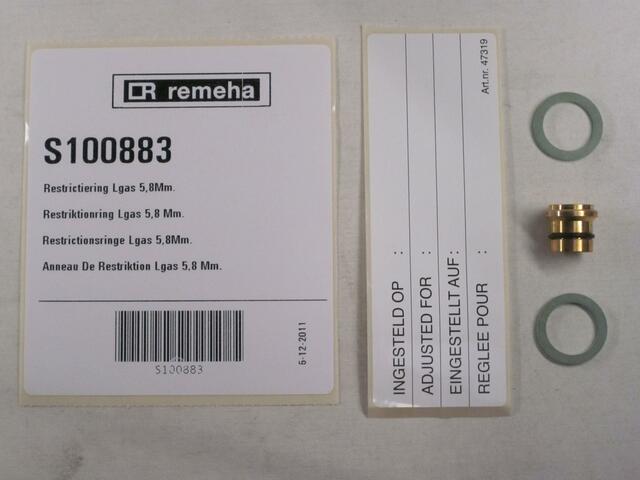 Remeha DR Restrictionsringe L Gas 5,8mm