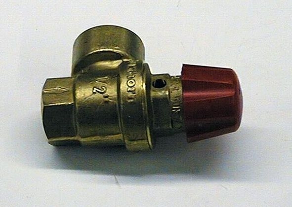 Brötje Tubra-Membran-Sicherheits- ventil, R 1/2", 2,5 bar