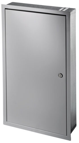 Oventrop Einbauschrank 600mm, Stahl vz. Rahmen / Tür weiß lackiert # 4201082