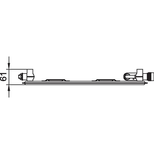 Kermi therm-x2 Profil-Ventilheizkörper Typ 10, BH 300mm, BL 400mm, rechts