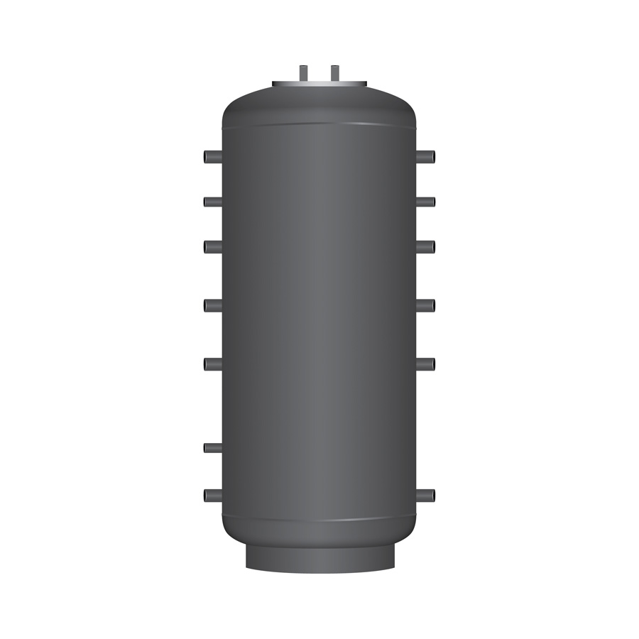 TWL Hygiene-Kombispeicher Typ KER, 1 Wärmetauscher, 500 Liter, 180° Muffenposition, ohne Isolierung