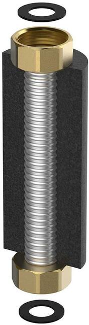 Meibes Edelstahlwellrohr Inoflex DN32, 1 1/2" IG, 500mm, mit Isolierung