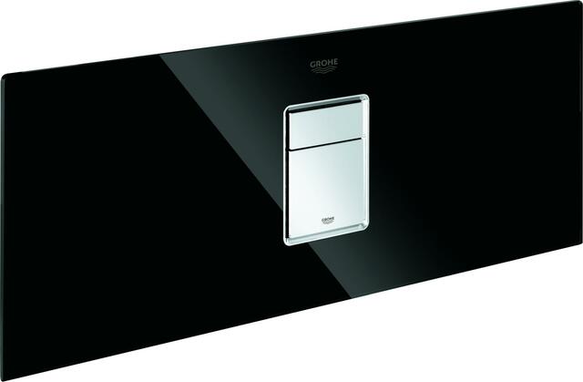 Grohe Abdeckplatte mit Drucktaste 42481 für Rapid SL Glasmodul velvet black