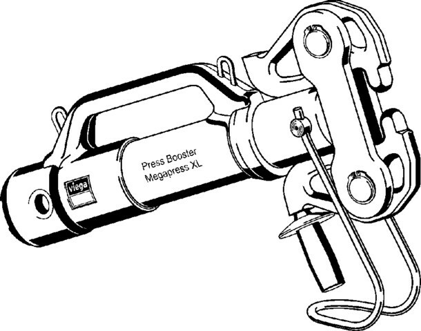 Viega Werkzeug Press Booster 4296.4XL aus Stahl