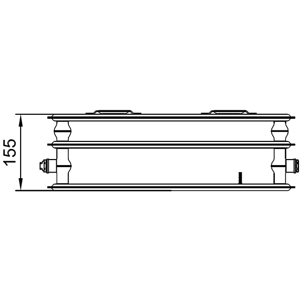 Kermi therm-x2 Profil-Kompakt-Hygieneheizkörper Typ 30, BH 500mm, BL 1000mm
