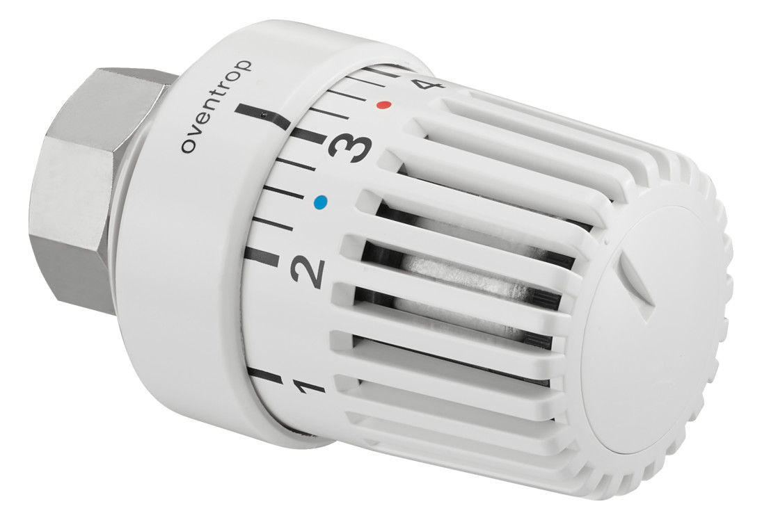 Oventrop Thermostat "Uni L", 7-28°C, 0*1-5, Flüssig-Fühler, weiß # 1011401