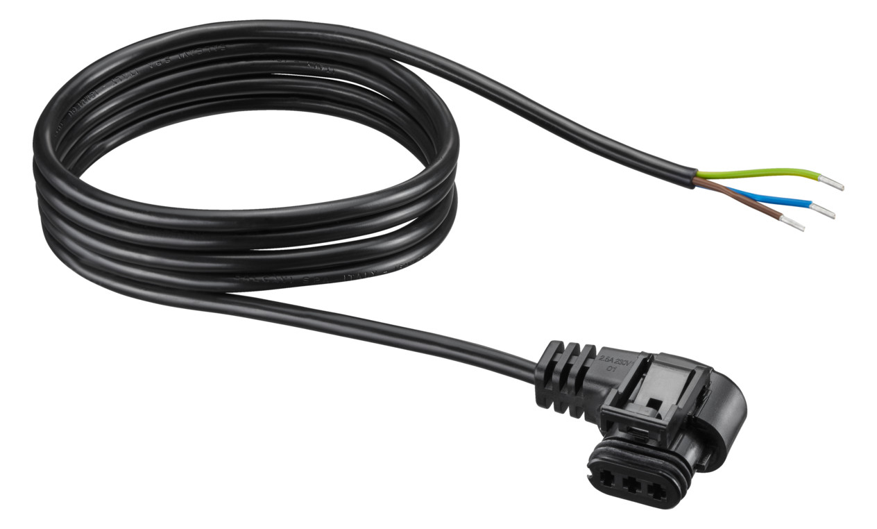 Oventrop Kabel mit Winkelstecker, 2m, für Hocheffizienzpumpen