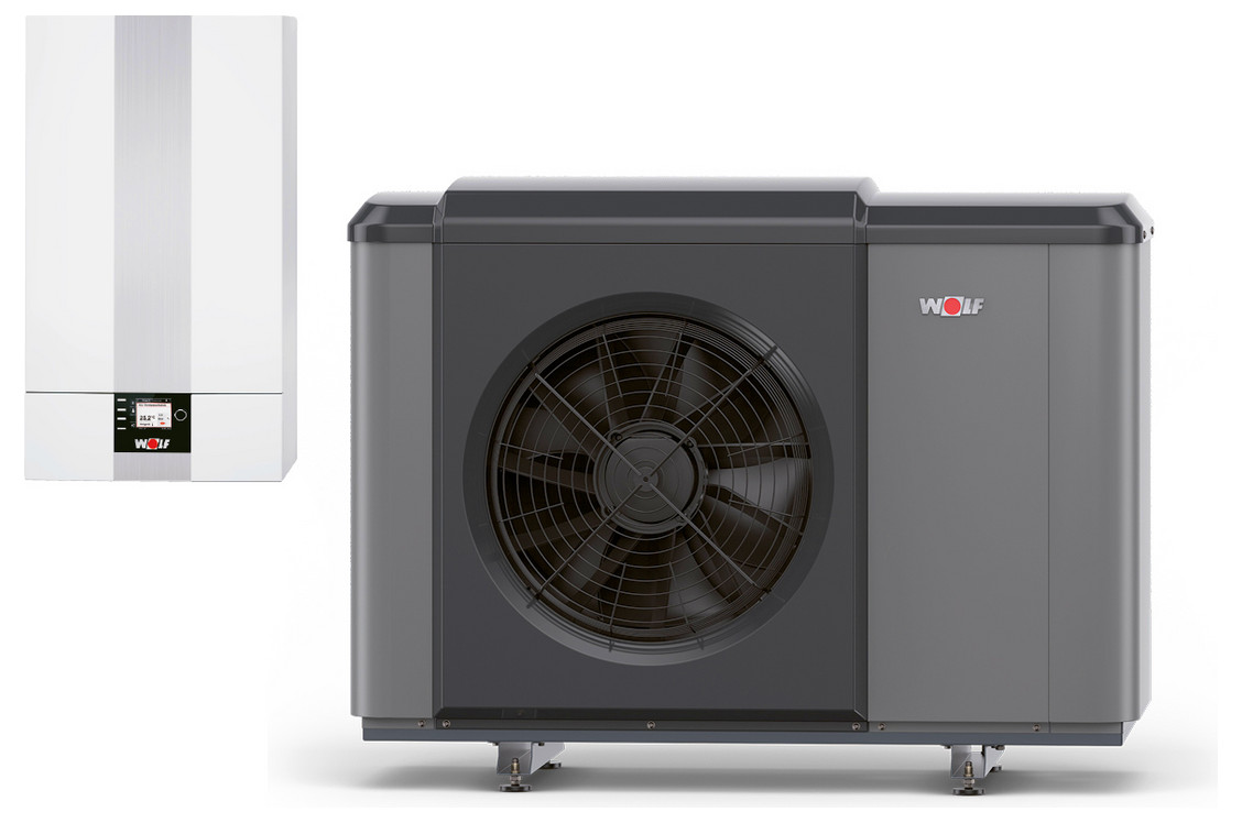 WOLF Luft-Wasser-Wärmepumpe CHA-Monoblock 10/400V mit E-Heizelement