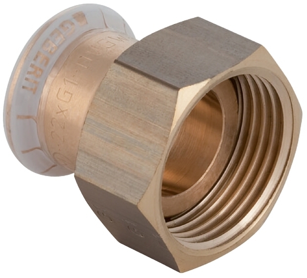 Geberit Mapress Rotguss Anschlussverschraubung Durchmesser: 35mm - 2" IG # 65051