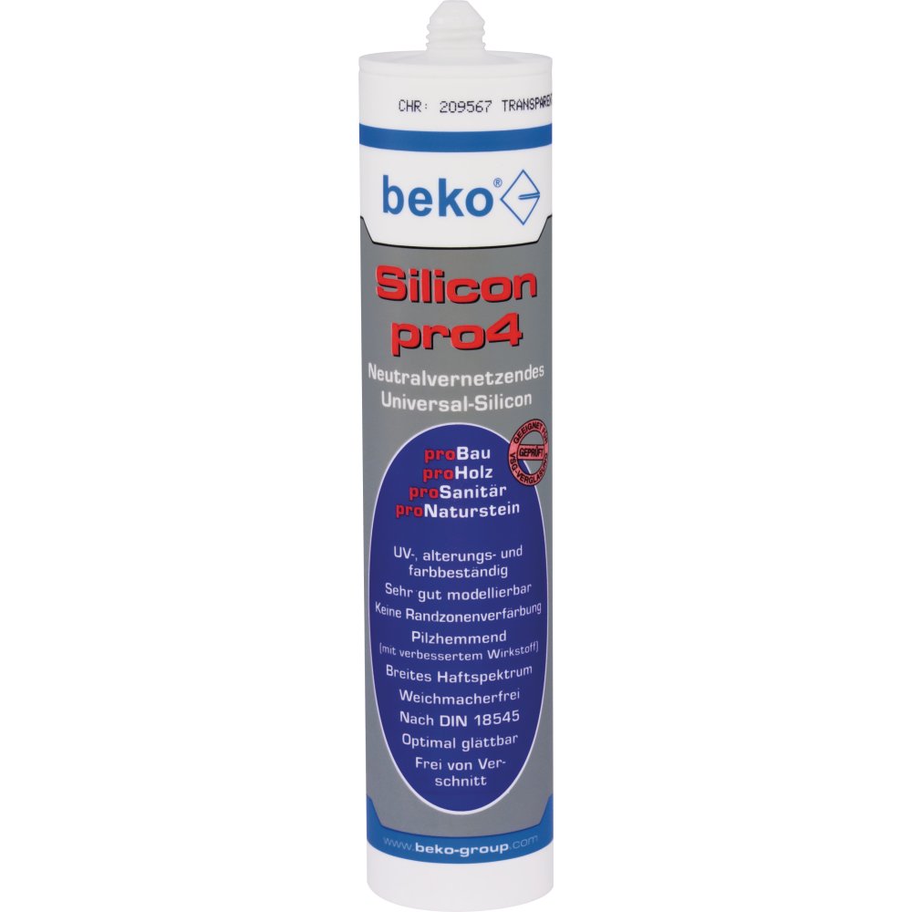 BEKO Pro 4 Universal Silicon a 310 ml transparent (neutralvernetzend)