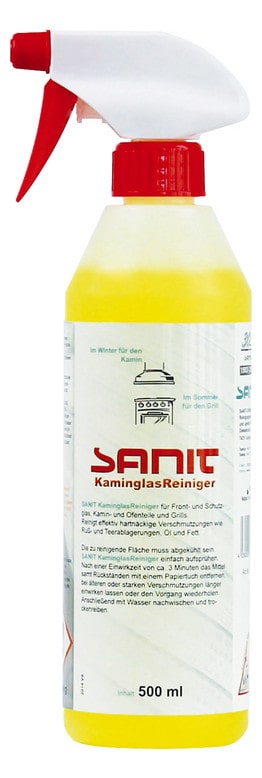 SANIT Kaminglas-Reiniger 500ml je Flasche, 3189