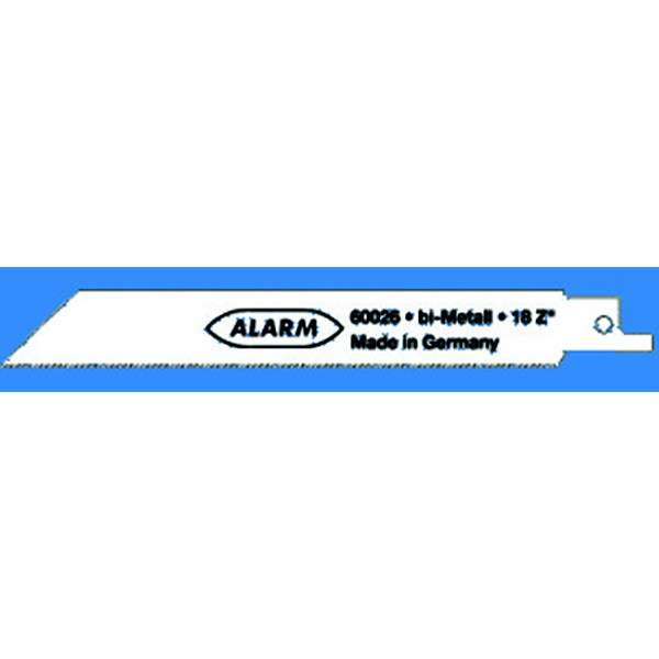 Alarm HSS Bimetall-Säbelsägeblatt, gewellt L 1.0 mm, 5er Pack 18Zä für 1,5-2,5mm