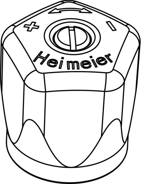 HEIMEIER Handradkappe für Reguliervent. Baureihe ab April 1988, weiß