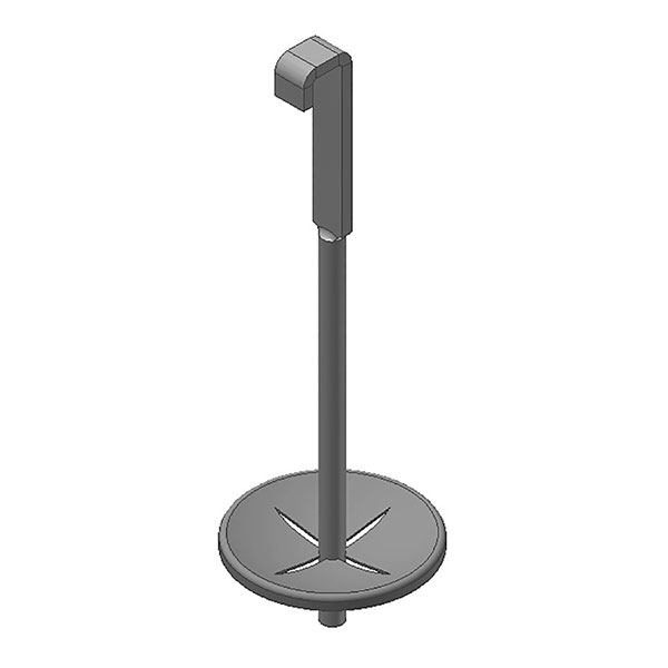 Kermi Sicherung für Gitterdeckel und Linearrost (GUV-Ausführung) (VPE=2Stk), für Bauhöhe 280 mm