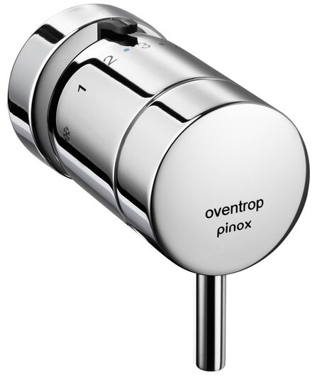 Oventrop Design Thermostat pinox D weiß, Klemmanschluss