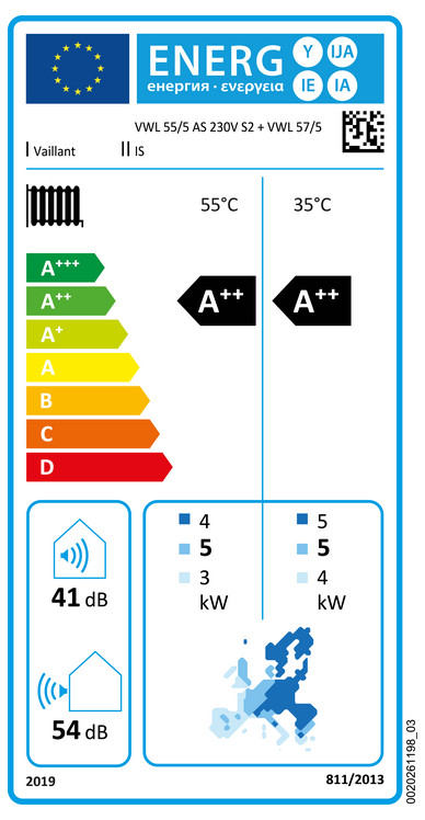 Vaillant Luft-Wasser-Wärmepumpe Set aroTHERM Split VWL 55/5 AS mit Hydraulikstation # 4.912