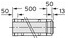 VA Verlängerung 0, 5 m DN110/160mm für Fassadenverlegung konz. PP/Edelstahl
