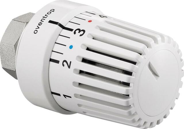 Oventrop Thermostatkopf Uni LH weiß ohne 0-Stell. mit Flüssig-Fühler # 1011464