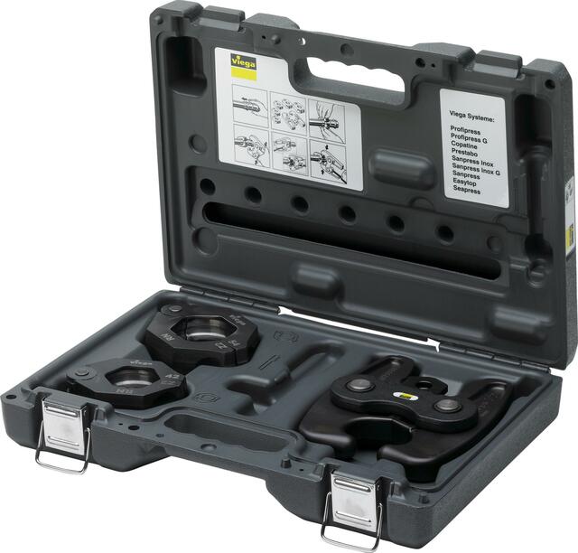 Viega Pressbacken 42-54mm im Koffer metallene Systeme, mit Z2 2296.4