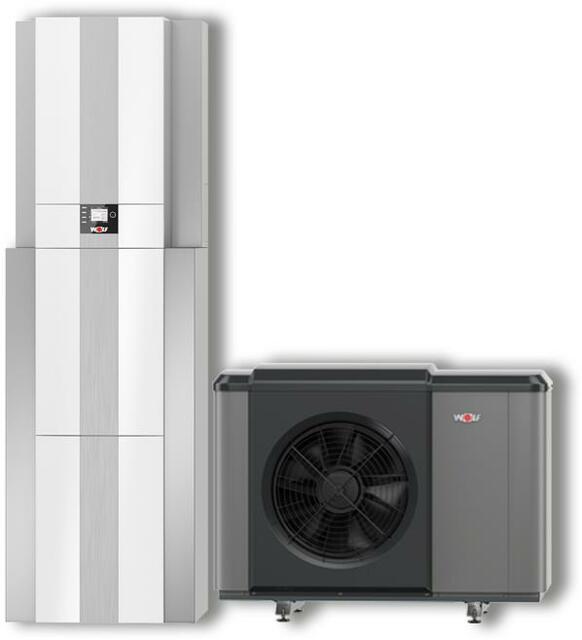 WOLF Luft-Wasser-Wärmepumpen-Center CHC-Monoblock 10/200-35 inkl. CHA10/400V, Speicher, Puffer, BM-2