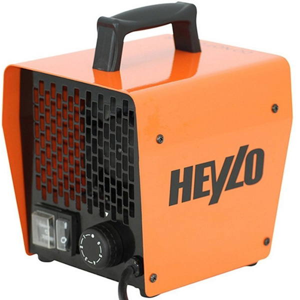 Heylo Elektroheizer Typ DE 2 XL 1KW/2KW 230V Luftleistung 90qm/h