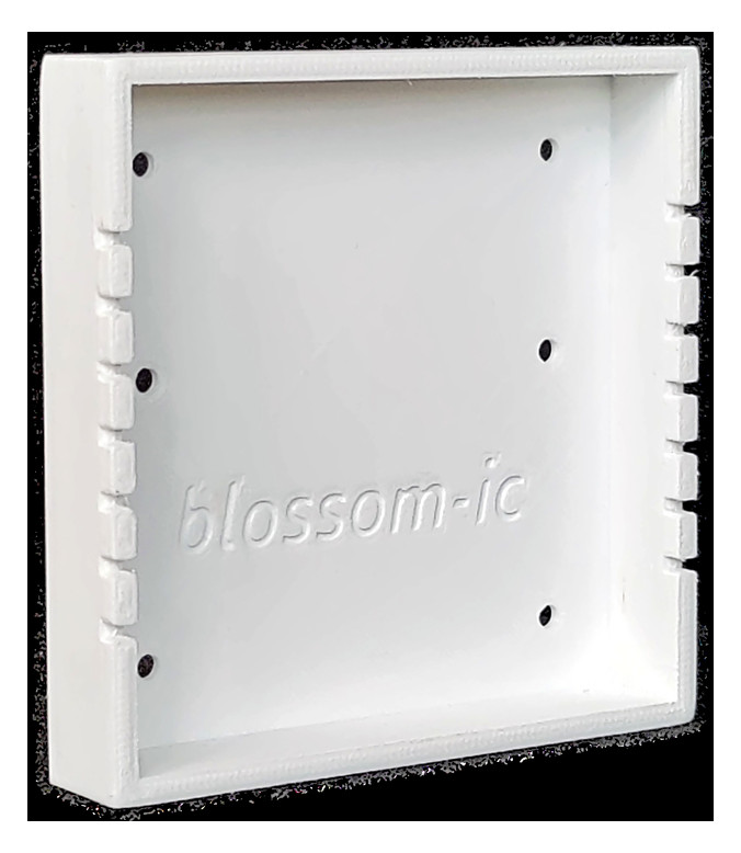blossom-ic Aufputzbox zum Kleben für Batterieraumthermostate