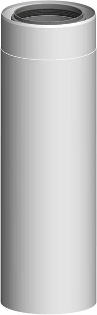 AHT Rohrelement 440mm DN110/160 Edelstahl weiß Nr.713718