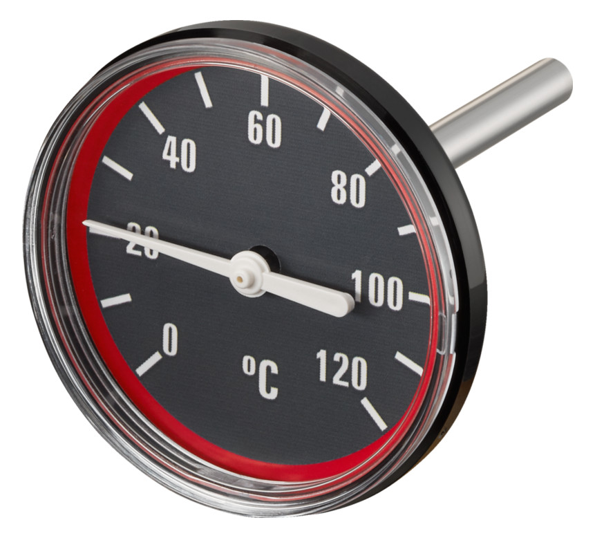 Oventrop Thermometer für Regumat DN25 (Ausf. 2015) / DN32 (Ausf. 2013), rot