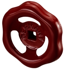 Oventrop Handrad DN 65, Stahl rot für Schieber und RG-Ventile # 1900055
