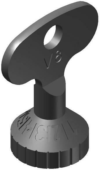 Kermi Einstellschlüssel für Ventil V3K