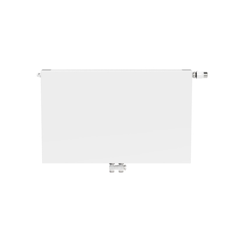 Stelrad Planar ECO Ventilheizkörper mit glatter Front, inkl. Konsolen Typ 22, BH 300, BL 700, links