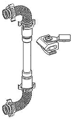 DAIKIN Kollektor-Reihenverbinder, CON RVP für Drain-Back, 2 Koll-Reihen verbinden