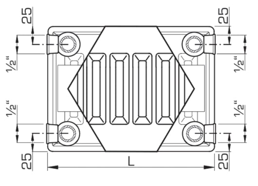 Anschlussmaße Henrad Reno Plan-Kompakt-Austauschheizkörper