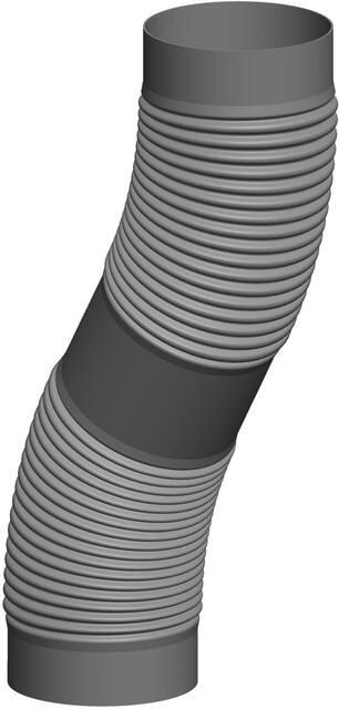 AHT Rohr flexibel kürzbar per m DN100 Nr. 2322
