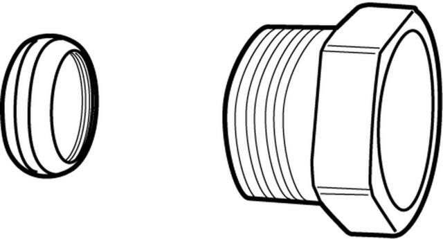 IMI TA Kombi-Kupplung, 18 mm, G 3/4" für CU- oder Präzisionsstahlrohr