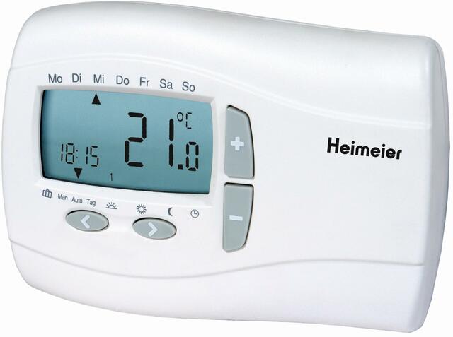 HEIMEIER Thermostat P, digit.7-Tage Uhr 230 V, für thermische Stellantriebe