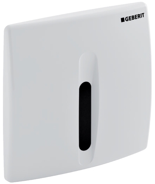 Geberit Abdeckplatte aus Kunststoff für Geberit Urinalsteuerung weiß-alpin