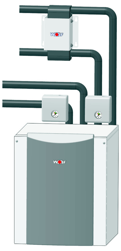 WOLF Wasser-Wasser-Wärmepumpe BWW-1 Typ 07, 7,1/5,4 kW, 9146033
