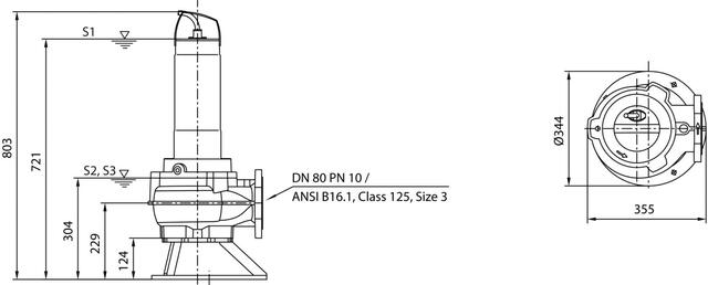 Wilo Abwasser-Tauchmotorpumpe Rexa FIT V08DA-424/EAD0-4-M0011-523-A
